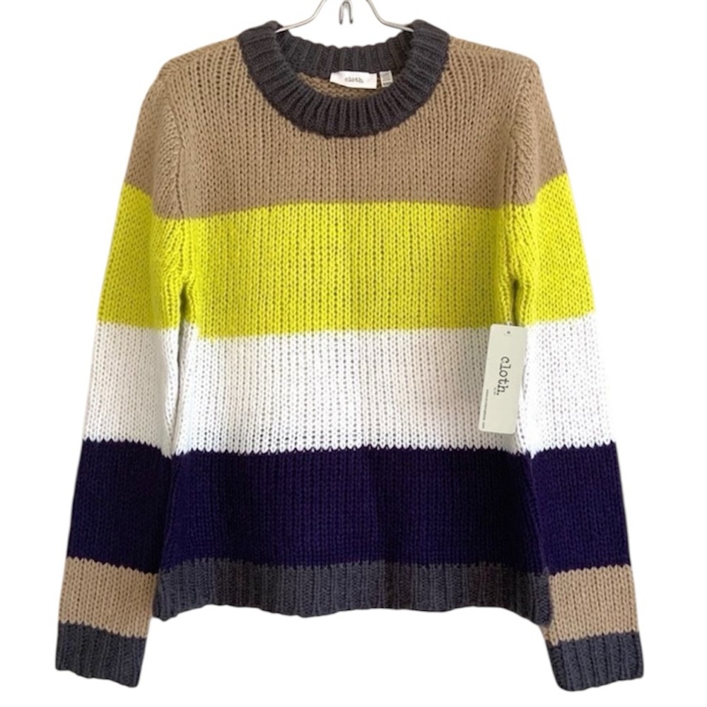 Cloth by RD Stripe Sweater Sz M